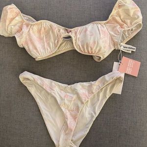 Dippin Daisys Merci Bikini Top and Nocturnal Bottom Set